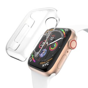For Apple Watch Series 6 / 5 / 4 / Watch SE 40mm Full Coverage PC Case(Transparent)