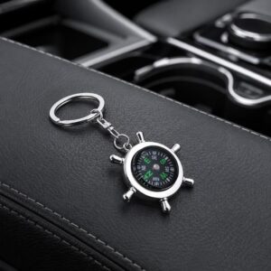 Creative Rudder Compass Style Keychain