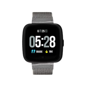 DTNO.1 G12 1.3 inches OLED Color Screen Smart Bracelet IP67 Waterproof, Nylon Watchband, Support Call Reminder /Heart Rate Monitoring /Sedentary Reminder /Multi-sport Mode