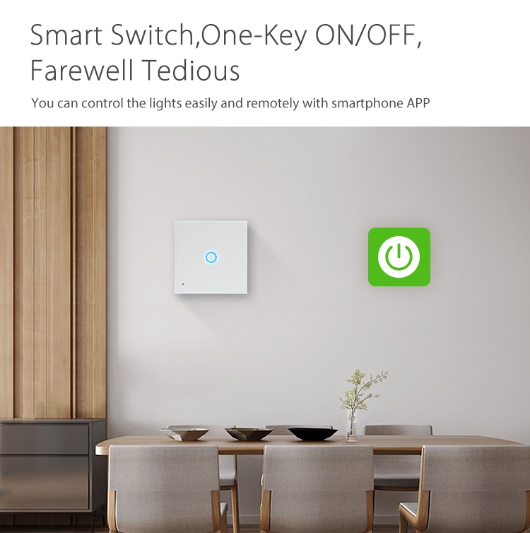 NEO NAS-SC01W Wireless WiFi EU Smart Light Control Switch 1Gang - Image 4
