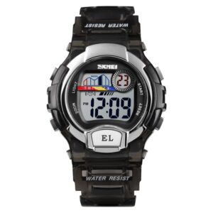 SKMEI 1450 Women Transparent Digital Watch 50m Waterproof Sports Watch with LED Light