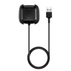 Replacement USB Charger Charging Cable Dock Adapter for Fitbit Versa Smartwatch, Cable Length: 1m