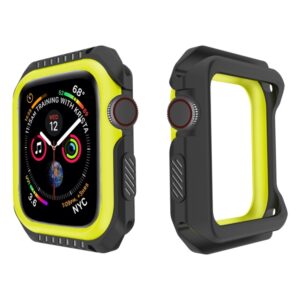 Smart Watch Shockproof Two Color Protective Case For Apple Watch Series 3 / 2 / 1 38mm, For Apple Watch Series 3 / 2 / 1 38mm (Black Yellow), For Apple Watch Series 3 / 2 / 1 38mm (Red Black), For Apple Watch Series 3 / 2 / 1 38mm (White Blue)...