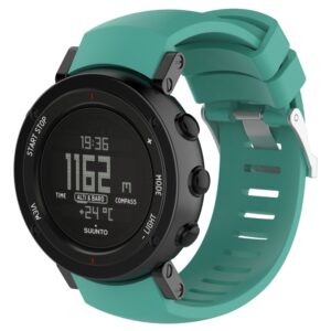 Silicone  Watch Band for SUUNTO Core ALU Black
