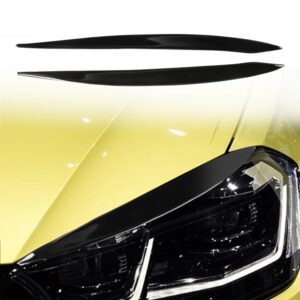 Pair Car Lamp Eyebrow Soft Decorative Sticker for Volkswagen Golf 7 / 7.5 2013-2018, For Volkswagen Golf 7 / 7.5 2013-2018
