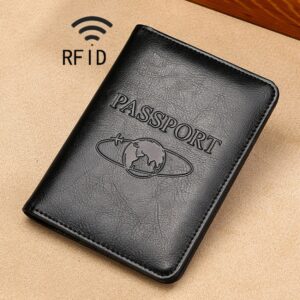 TP-8296 Multi-functional RFID Leather Travel Passport Holder