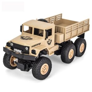 JJR/C 1:18 2.4Ghz 4 Channel Remote Control Dongfeng 8 Six-wheeled Armor Truck Vehicle Toy, Dongfeng 8 (Yellow), Dongfeng 8 (Green)