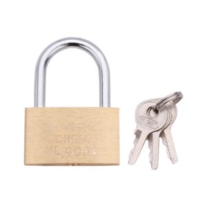 Copper Padlock Small Lock, Style: Short Lock Beam, 50mm Open