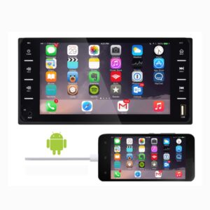 848V 16 7 inch Multi-touch Screen Car GPS Navigator, Support TF Card / USB / AUX / MP5 Player / Android & iPhone Mirror Links, 848V