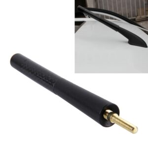 Carbon Fiber Aluminum Short Antenna Polished Universal Screws Base(Big Size), 12cm