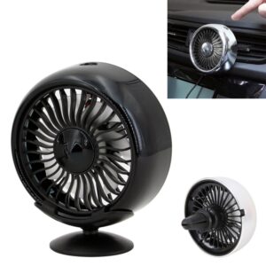 Multi-function Portable Car Air Outlet Sucker Electric Cooling Fan, Multi-function (Black), Multi-function (Silver)