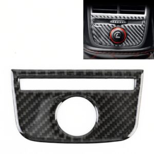 Car Carbon Fiber Rear Air Outlet Decorative Panel for Audi A3 2014-2018
