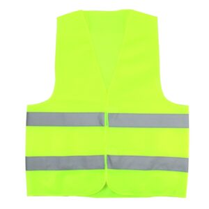 XL Reflective Fluorescent Vest Safty Cloth Driving School Construction Traffic Safty Warning Working Cloth(Fluorescent Green)