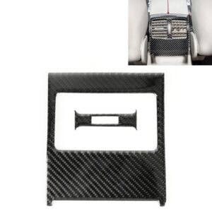 2 PCS Car Rear Air Outlet Frame Carbon Fiber Decorative Sticker for Mercedes-Benz W204 2007-2013