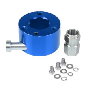 Universal Aluminum Car Steering Wheel Quick Release Disconnect Hub 3/4 inch Shaft Size