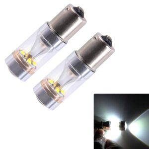 2 PCS 1156/BA15S  350LM 6000K 30W White Light 6 LED Canbus Car Reversing Light / Turn Light, DC 12V