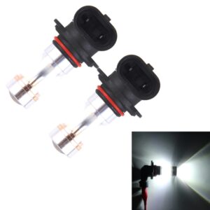 2 PCS 9006 350 LM 6000K 30W White Light 6 LED Car Fog Light Bulb, DC 12V