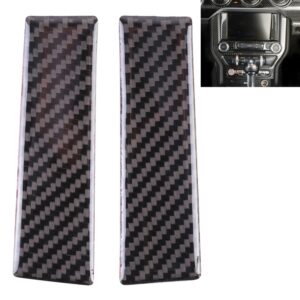 2 PCS Car Central Display Panel Decorative Sticker for Ford Mustang 2015-2020
