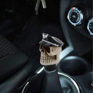 Universal Skull Car Gear Shift Knob Modified Car Gear Shift Knob Auto Transmission Shift Lever Knob Resin Gear Knobs, Skull Head Shape 6, Skull Head Shape 10, Skull Head Shape 9, Skull Head Shape 8, Skull Head Shape 7