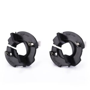 1 Pair H7 Xenon HID Headlight Bulb Base Retainer Holder Adapter for Volkswagen/Jetta/Golf 5/Kadi