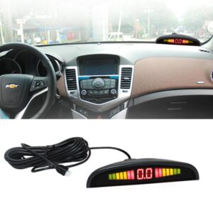 PZ-300-6 Car Parking Reversing Buzzer and LED Sensors Parking Alarm Assistance System with 6 Rear Radar
