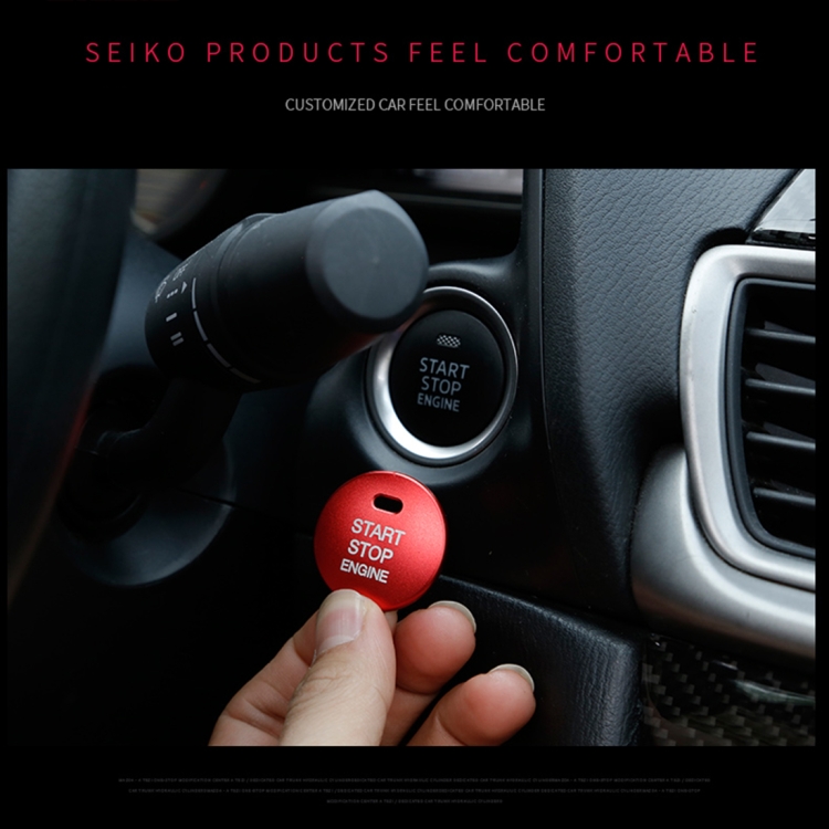 3D Aluminum Alloy Engine Start Stop Push Button Cover Trim Decorative Sticker for Mazda, for Mazda - Image 9