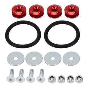 4 PCS Car Modified Screw Gaskets Bodywork Stainless Steel Gasket Bolts, Diameter: 24mm