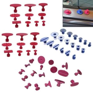 56 in 1 Auto PDR Plastic Ding Glue Tabs Paintless Dent Removal Car Repair Tools Kits Glue Puller Sets Tabs PDR Tools