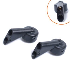 2 PCS Windshield Washer Wiper Jet Water Spray Nozzle 8E9955985 for 2004-2015 Audi A3 / A4 / A6 / Q7