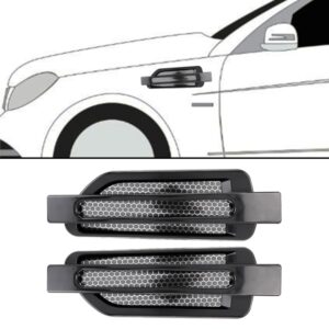 2 PCS Car-Styling Random Decorative Sticker, Black, Random Decorative Sticker