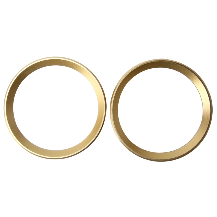 2 PCS Car Logo Decorative Circle Steering Wheel Decoration Ring Sticker Logo Car Styling Modification Car Front Logo Ring Decoration Rear Cover Trim Hood Emblem Rings for BMW 5 Series, For BMW 5 Series - Image 2