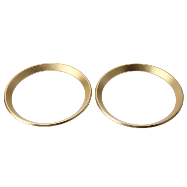 2 PCS Car Logo Decorative Circle Steering Wheel Decoration Ring Sticker Logo Car Styling Modification Car Front Logo Ring Decoration Rear Cover Trim Hood Emblem Rings for BMW 5 Series, For BMW 5 Series - Image 5