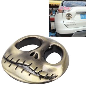 Skull Bone Shape Auto Sticker 3D Metal Fashion Car Stickers, Skull Bone, Skull Bone White, Skull Bone Yellow, Skull Bone2