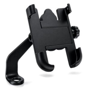 Motorcycle Rear View Mirror Aluminum Alloy Phone Bracket, Suitable for 60-100mm Device, Rear View Mirror for 60-100mm