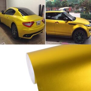1.52m x 0.5m Ice Blue Metallic Matte Icy Ice Car Decal Wrap Auto Wrapping Vehicle Sticker Motorcycle Sheet Tint Vinyl Air Bubble Free, 1.5m * 0.5m