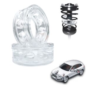 2 PCS Car Auto A+ Type Shock Absorber Spring Bumper Power Cushion Buffer
