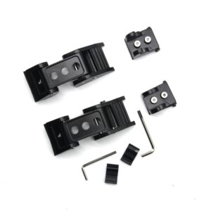 2 PCS Car Three Holes Hood Latch Locking Catch Buckle Engine Cover for Jeep Wrangler JK 2006-2017