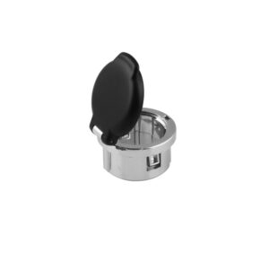 12V Car Chrome Replacement Cigarette Lighter Plug Retainer