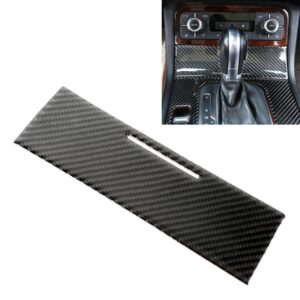 Car Carbon Fiber Cigarette Lighter Panel Frame Decorative Sticker for Volkswagen Touareg 2011-2018