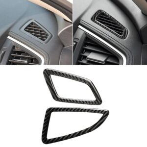 Car Carbon Fiber Left Drive Instrument Air Outlet Decorative Sticker for Honda Tenth Generation Civic 2016-2019