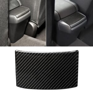 Car Carbon Fiber Rear Sundries Cover Decorative Sticker for Honda Tenth Generation Civic 2016-2019