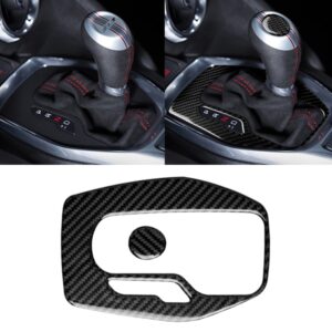 2 in 1 Car Carbon Fiber Gear Frame Decorative Sticker for Chevrolet Camaro 2017-2019