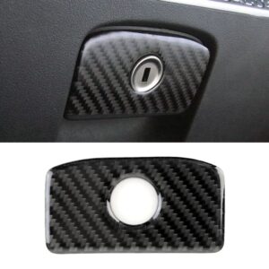 Carbon Fiber Car Storage Box Decorative Sticker for Jaguar F-PACE 2016-2020
