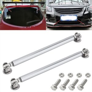 2 PCS Car Modification Adhesive Surrounded Rod Lever Front and Rear Bars Fixed Front Lip Back Shovel, Length: 15cm, 15cm (Silver), 15cm (Red), 15cm (Blue), 15cm (Carbon Fiber Black), 15cm (Colour), 15cm (Black)