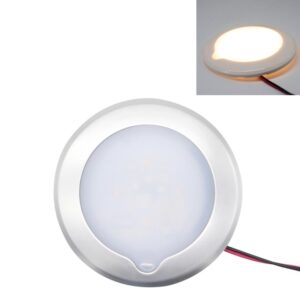 DC 9-30V 4.5W 3000-3300K IP67 Marine RV Dimmable 150mm LED Dome Light Ceiling Lamp, with Touch Control, 150mm LED Dome Light, 150mm LED Dome Light(White Light)
