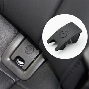 Car Rear Children Seat Isofix Cover for Audi A6 2013-2018, For Audi A6 2013-2018 (Black), For Audi A6 2013-2018(Grey)