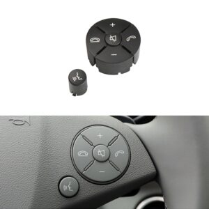 Car Right Side Steering Wheel Switch Buttons Panel for Mercedes-Benz W204 2007-2014, Left Driving, Right Side (Black), Right Side (Grey), Right Side (Beige), Right Side (Brown)