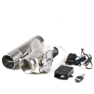 CNSPEED Y Shape 2 In 1 Car Remote Control Electric Exhaust Valve Pipe, Size: 2 inch