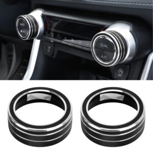 2 PCS Car Aluminum Alloy Air Conditioner Knob Case for Toyota RAV4 / Wildlander, For Toyota RAV4 / Wildlander (Black), For Toyota RAV4 / Wildlander (Blue), For Toyota RAV4 / Wildlander (Red)