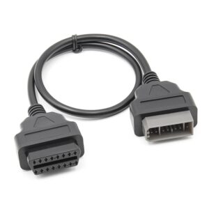 14Pin to 16Pin Car OBD2 Conversion Cable OBDII Diagnostic Adapter Cable for Nissan